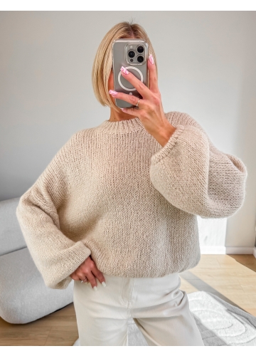 Sweter Beżowy Lico