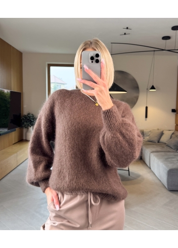 Sweter Brązowy Maggie