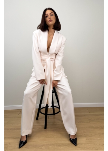 Garnitur Kremowy Mona