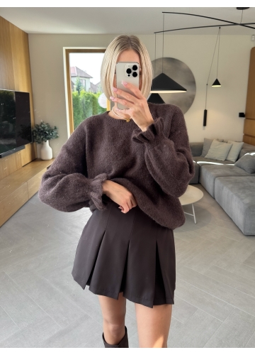 Sweter Brązowy Iton