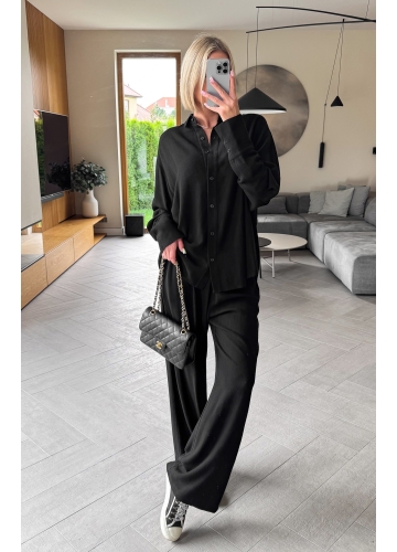 Komplet Damski Rayon Czarny