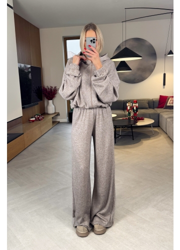 Komplet Sweterkowy Beżowy Ture