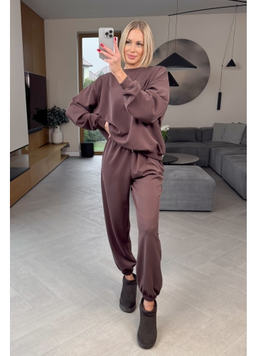 Komplet Masełko Baggy Brązowy