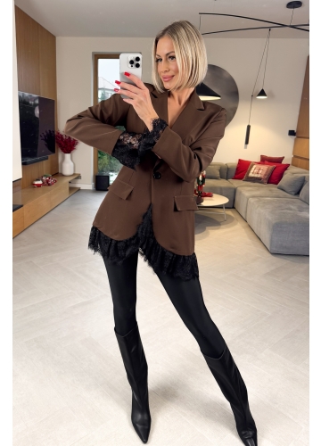 Marynarka Brązowa Valori