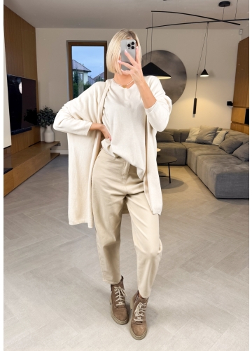 Kardigan Kremowy Soft 5