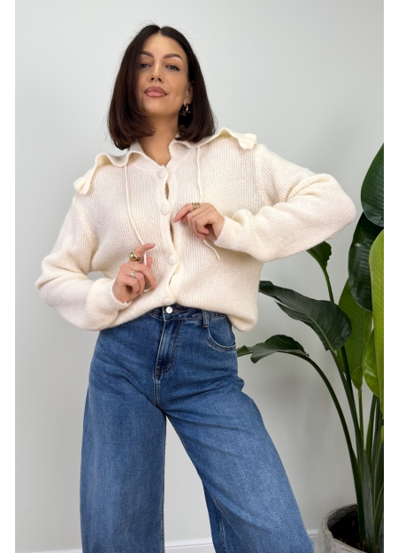 Sweter Kremowy Bianco