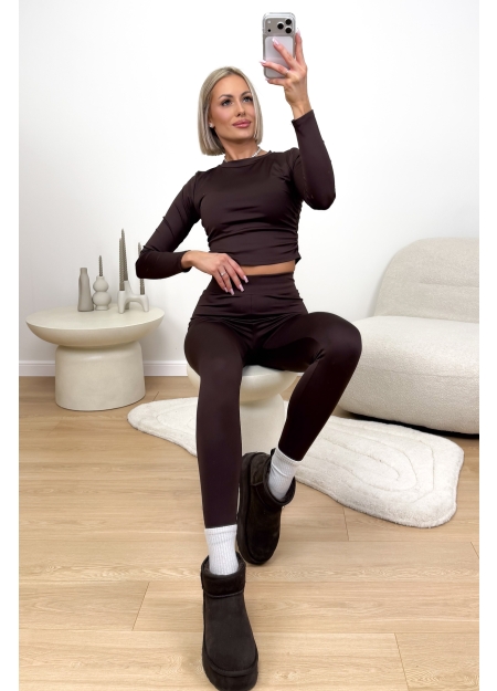 Komplet Brązowy Lison