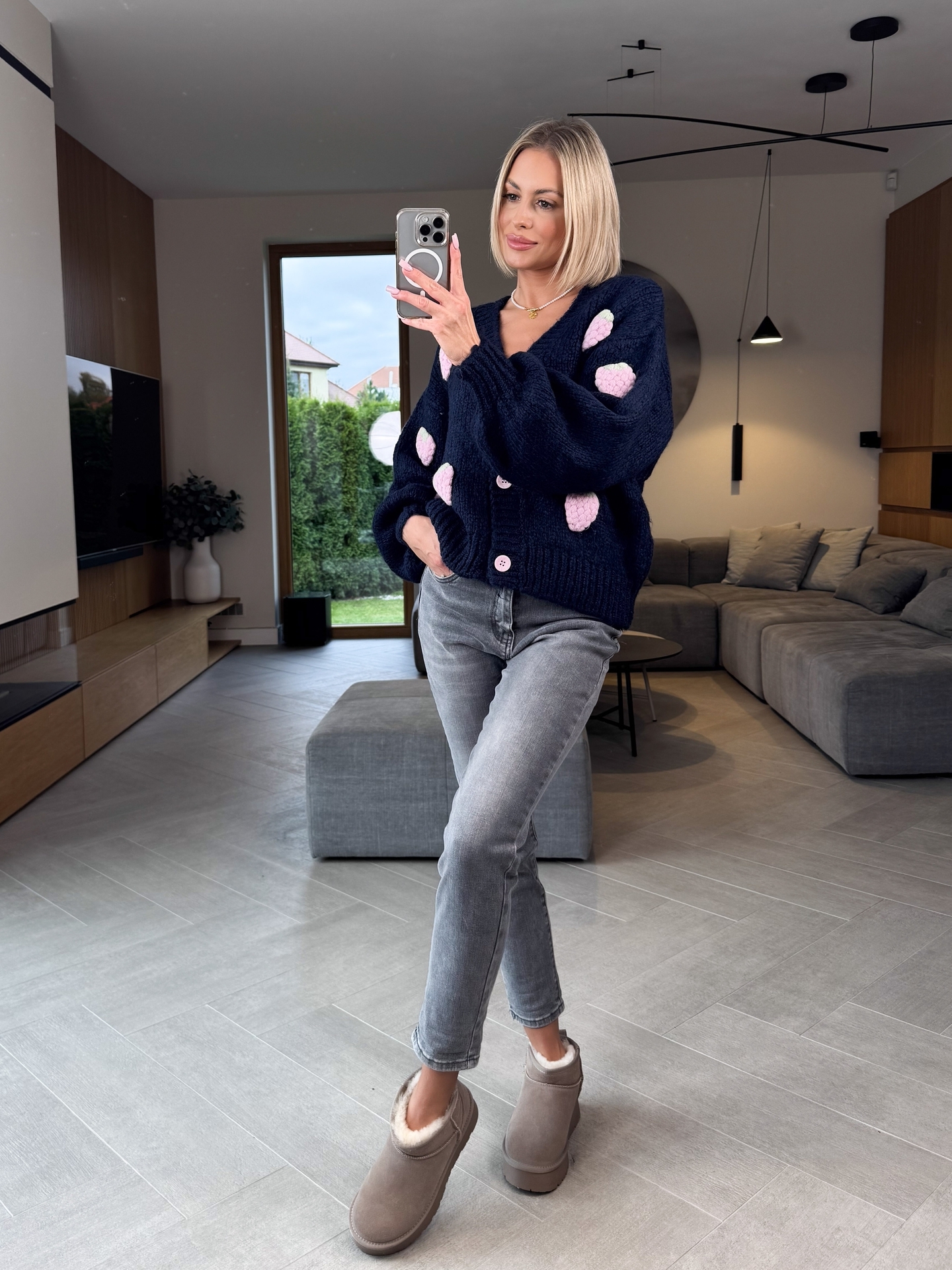 Sweter Granatowy Dalla 2