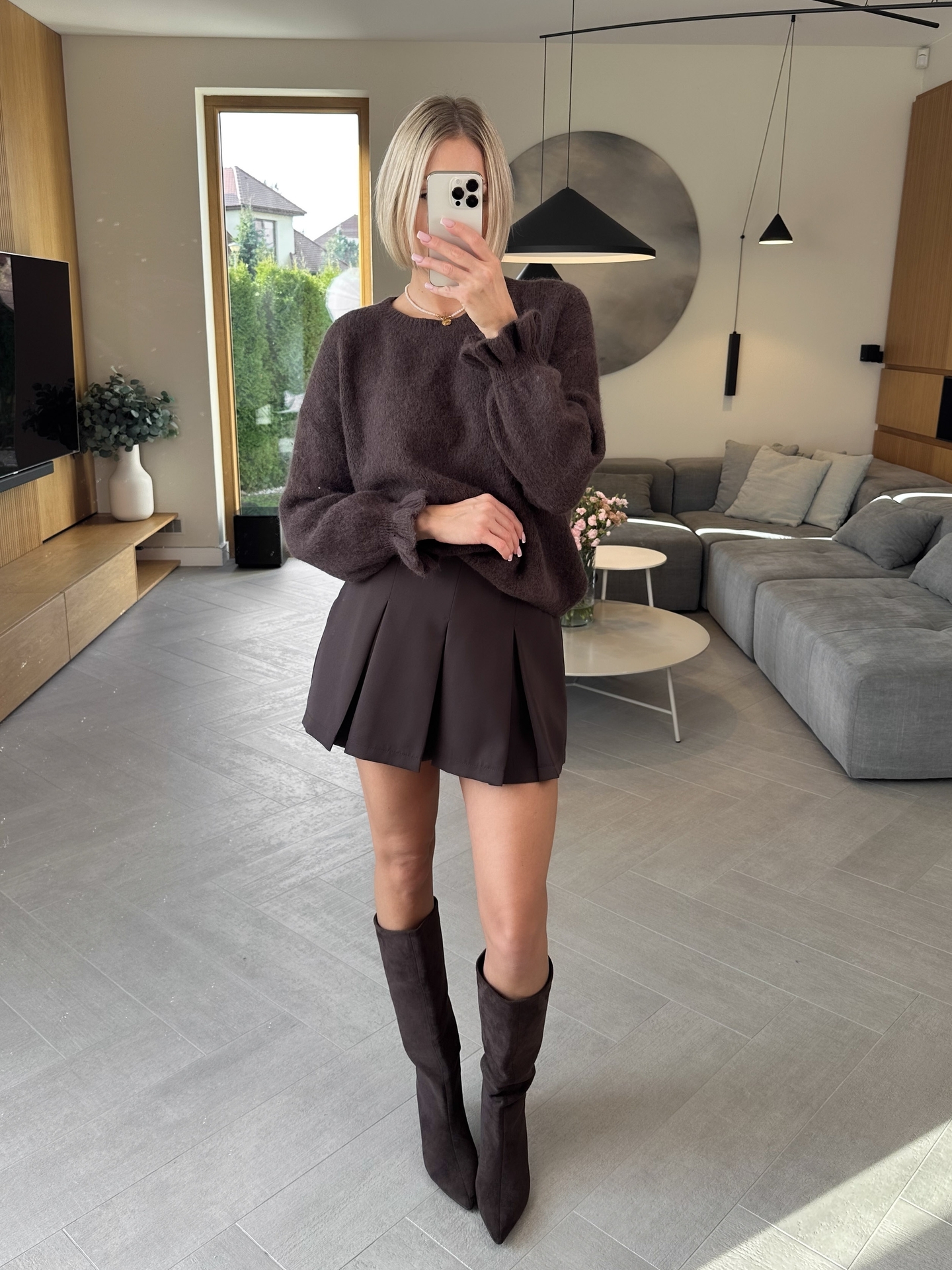 Sweter Brązowy Iton 5