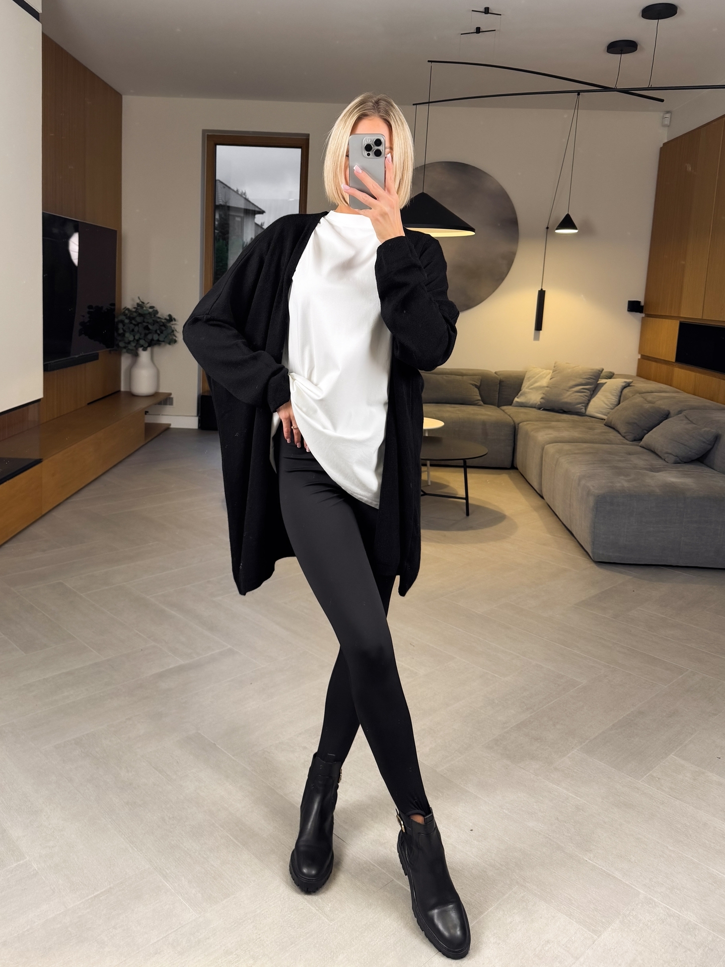 Kardigan Czarny Soft 3