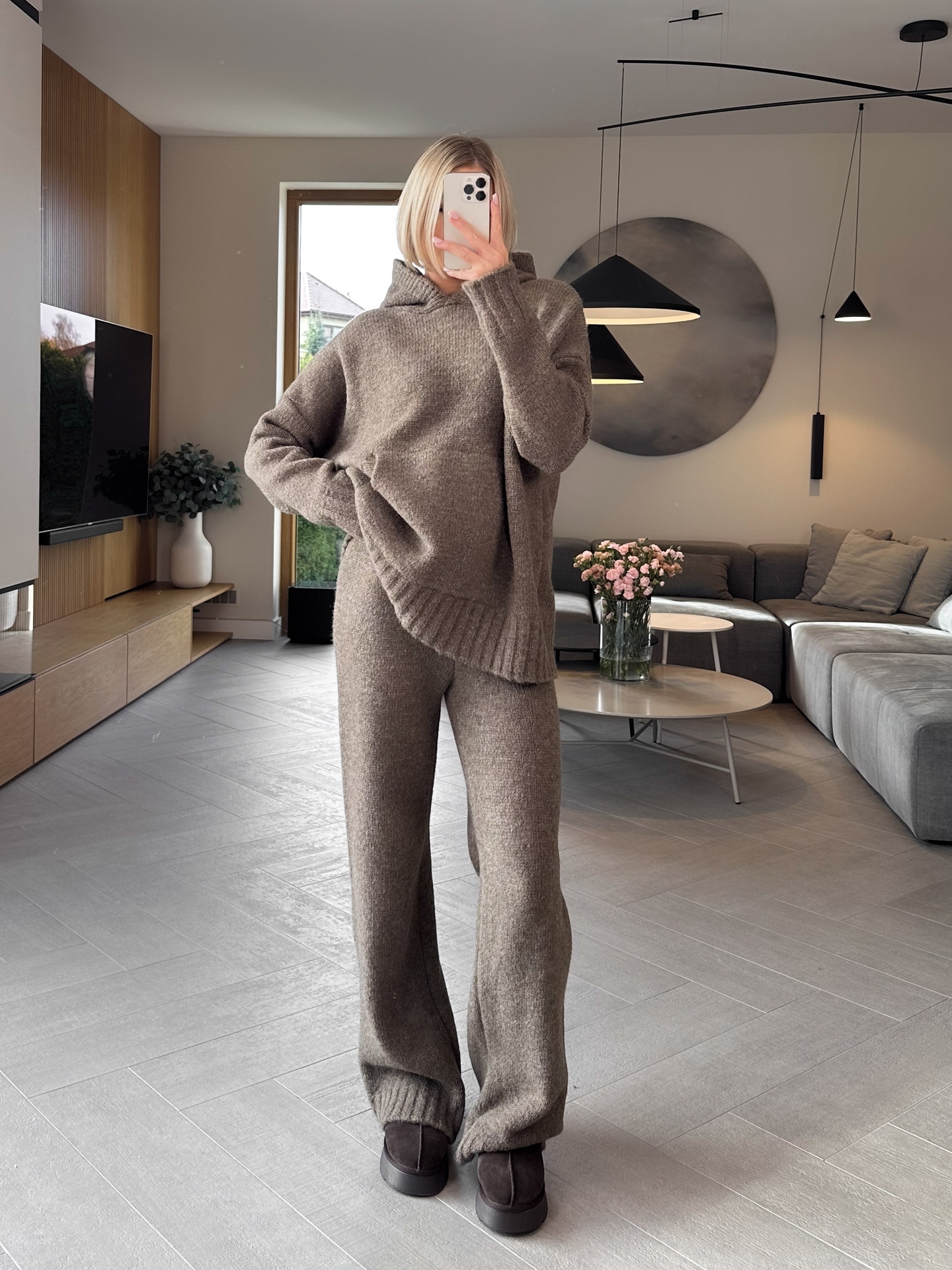 Komplet Sweterkowy Taupe Lyn 2