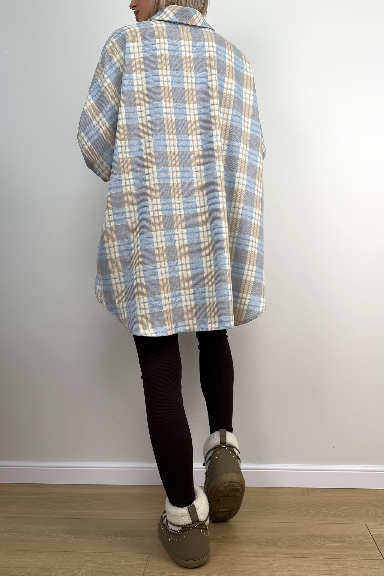 Koszula w Kratę Niebieska Luso 5