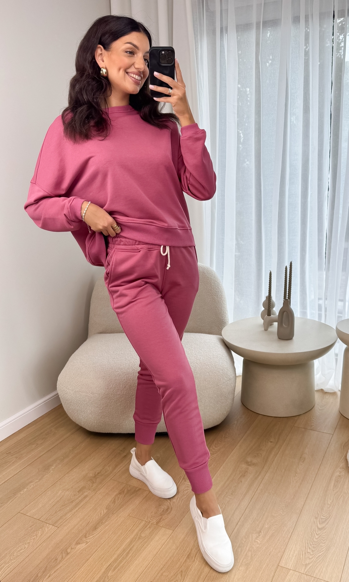 Comfy Komplet Light Malinowy 1