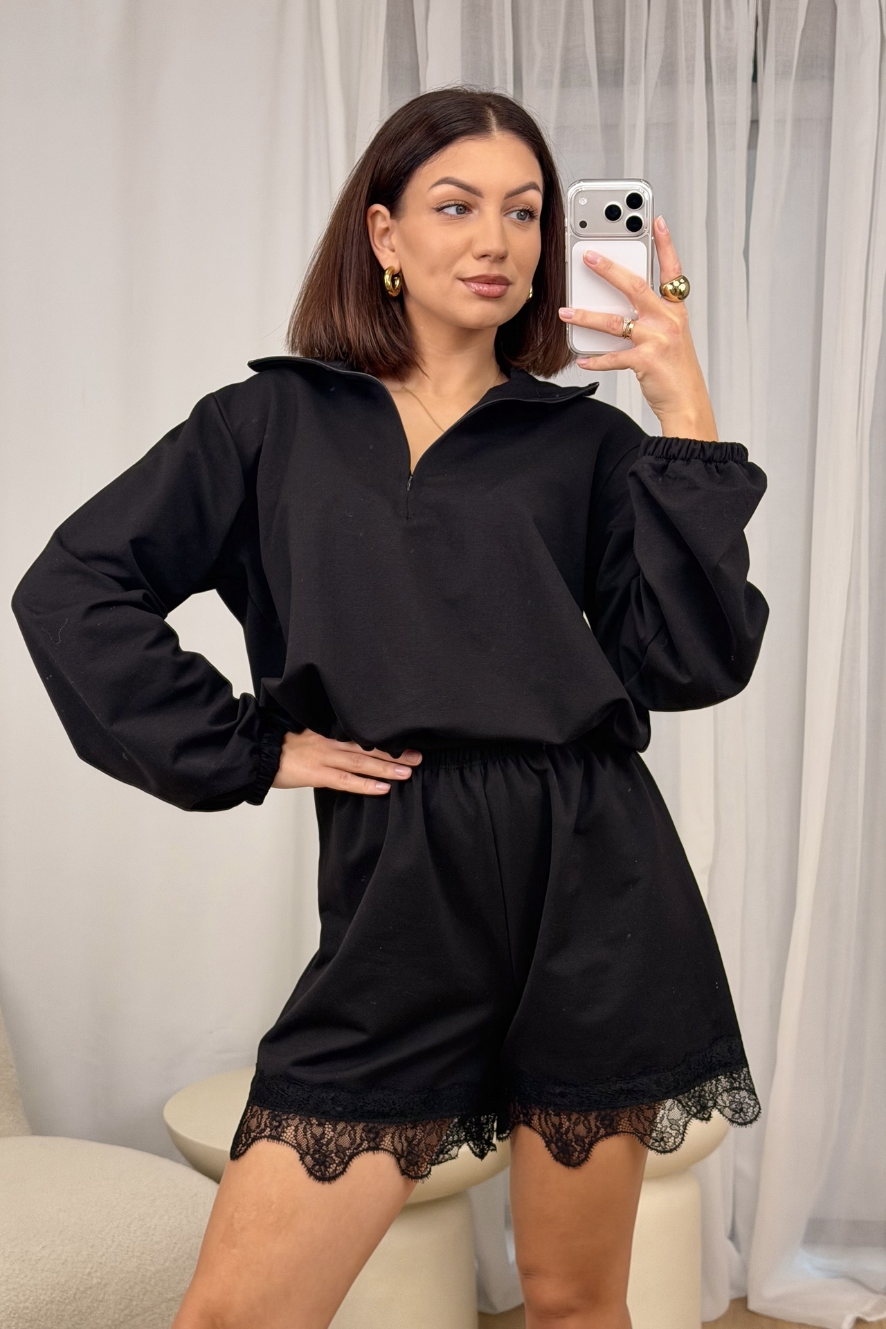 Komplet Czarny Flou 2