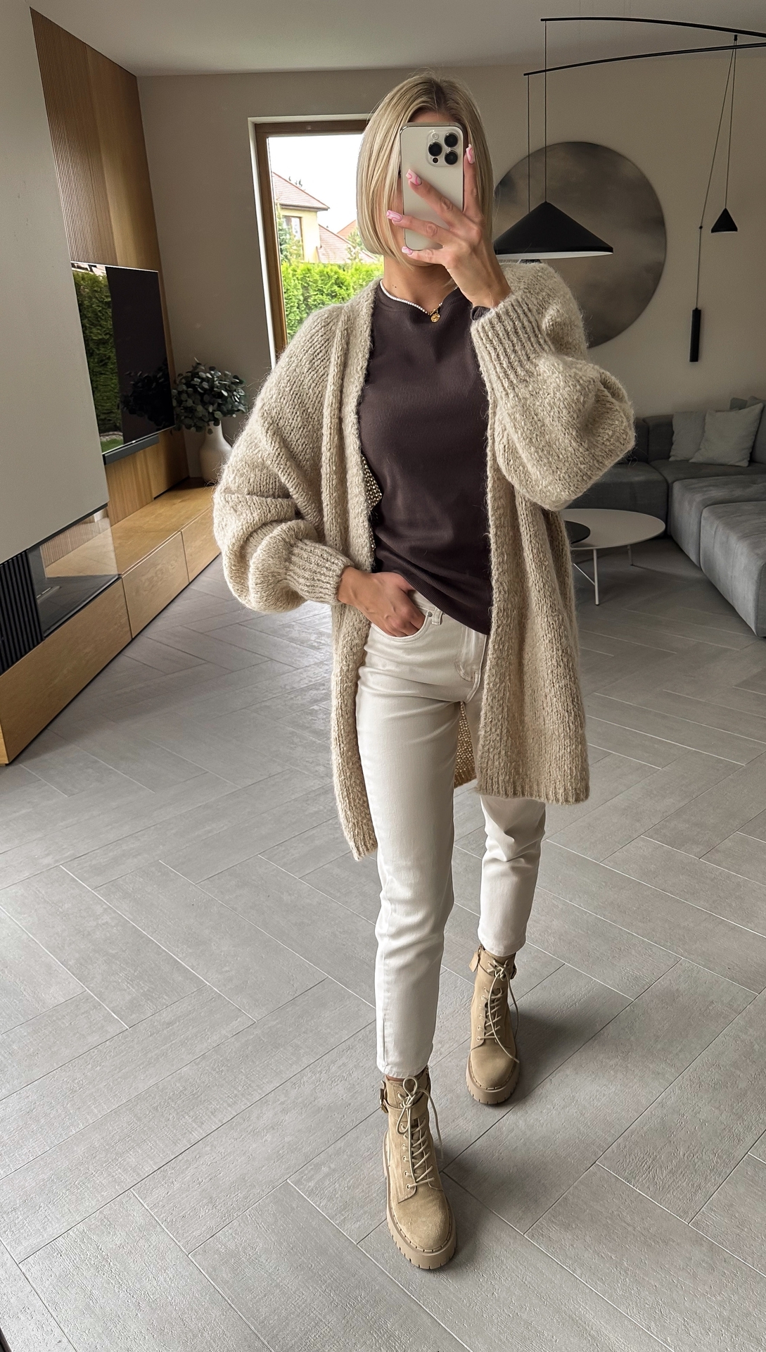 Sweter Beżowy Rees 2