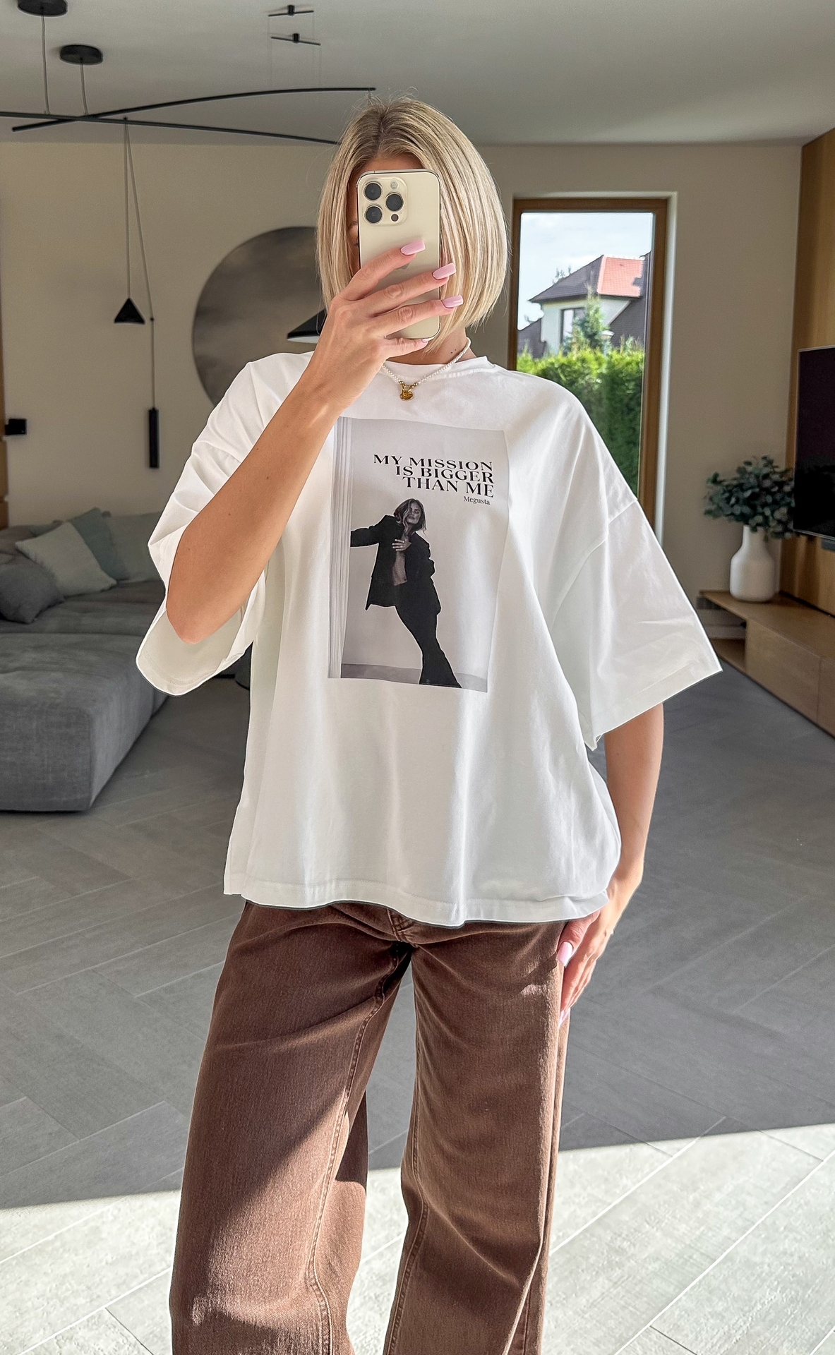 T-shirt Kremowy Mission 3