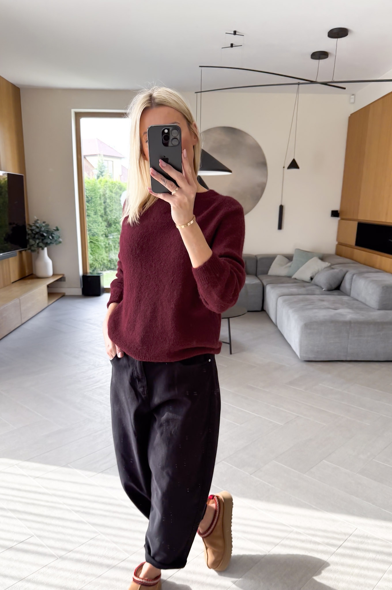 Sweter Bordowy Bella1