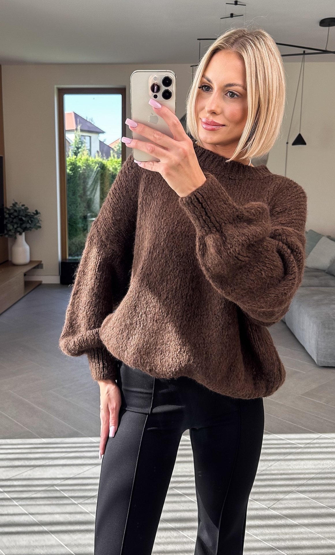 Sweter Brązowy Lou 2