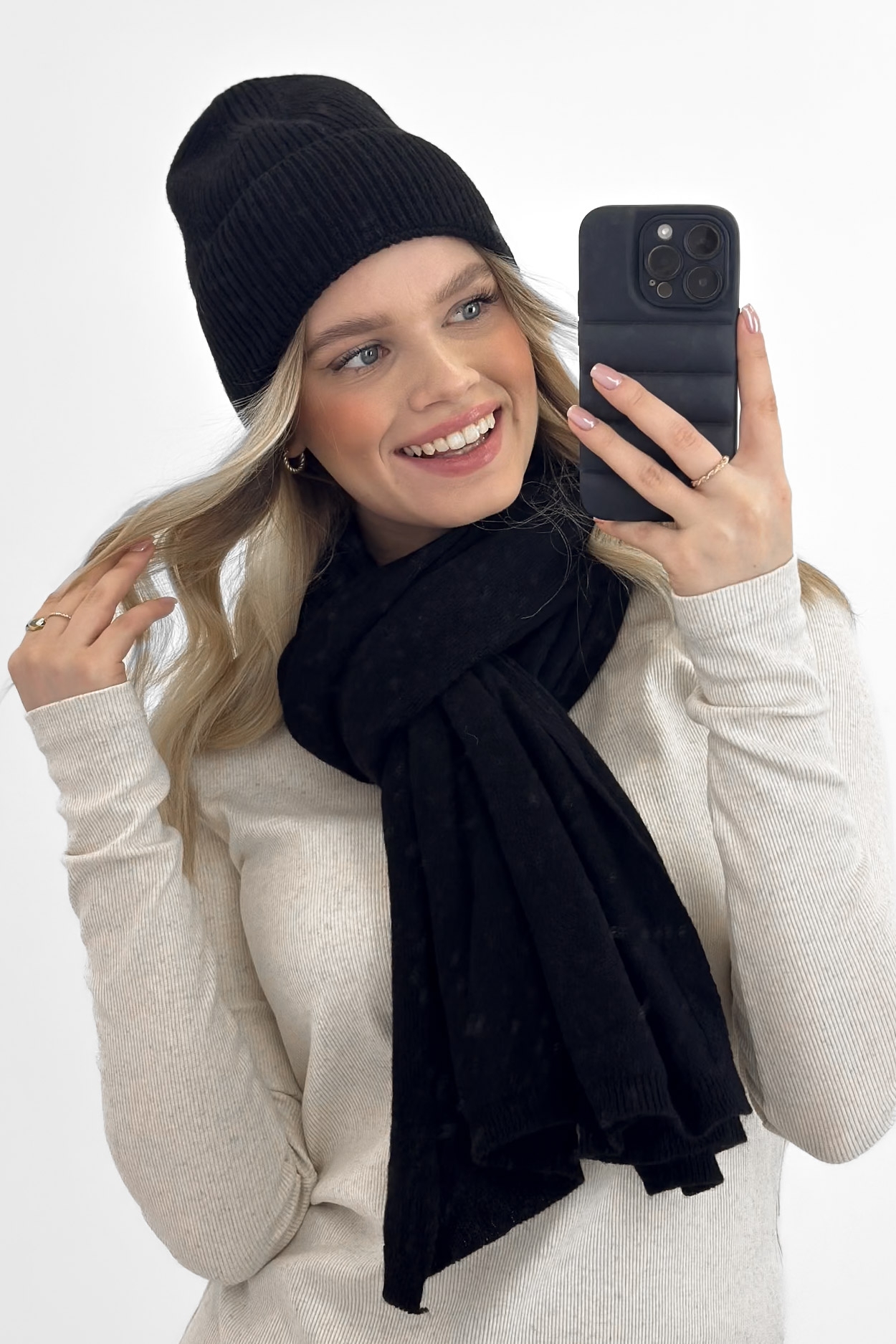 Komplet Czarny Frost