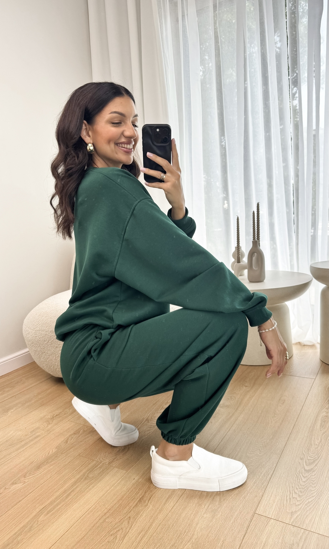 Komplet Butelkowa Zieleń Light Baggy 3