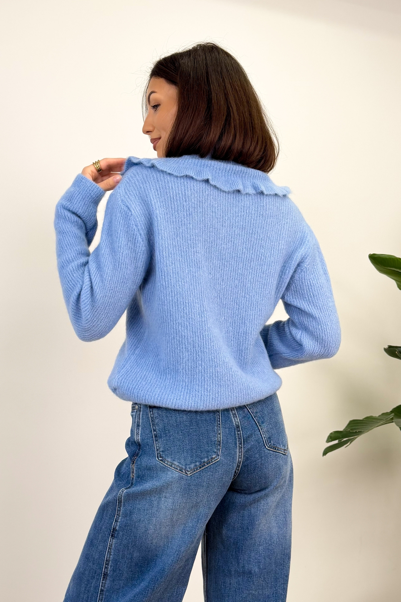 Sweter Niebieski Bianco 5