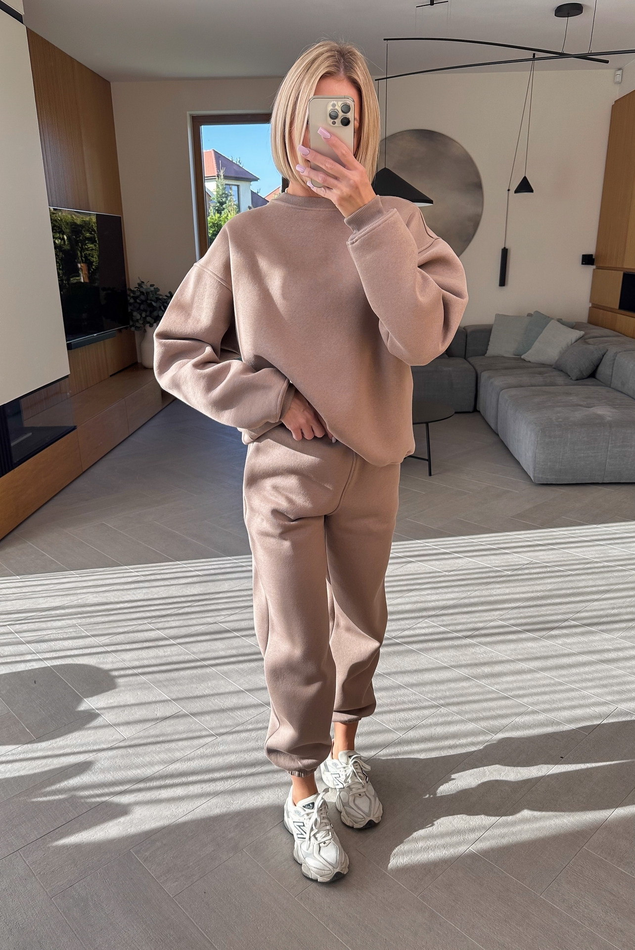 Komplet Taupe Ocieplany Baggy 5