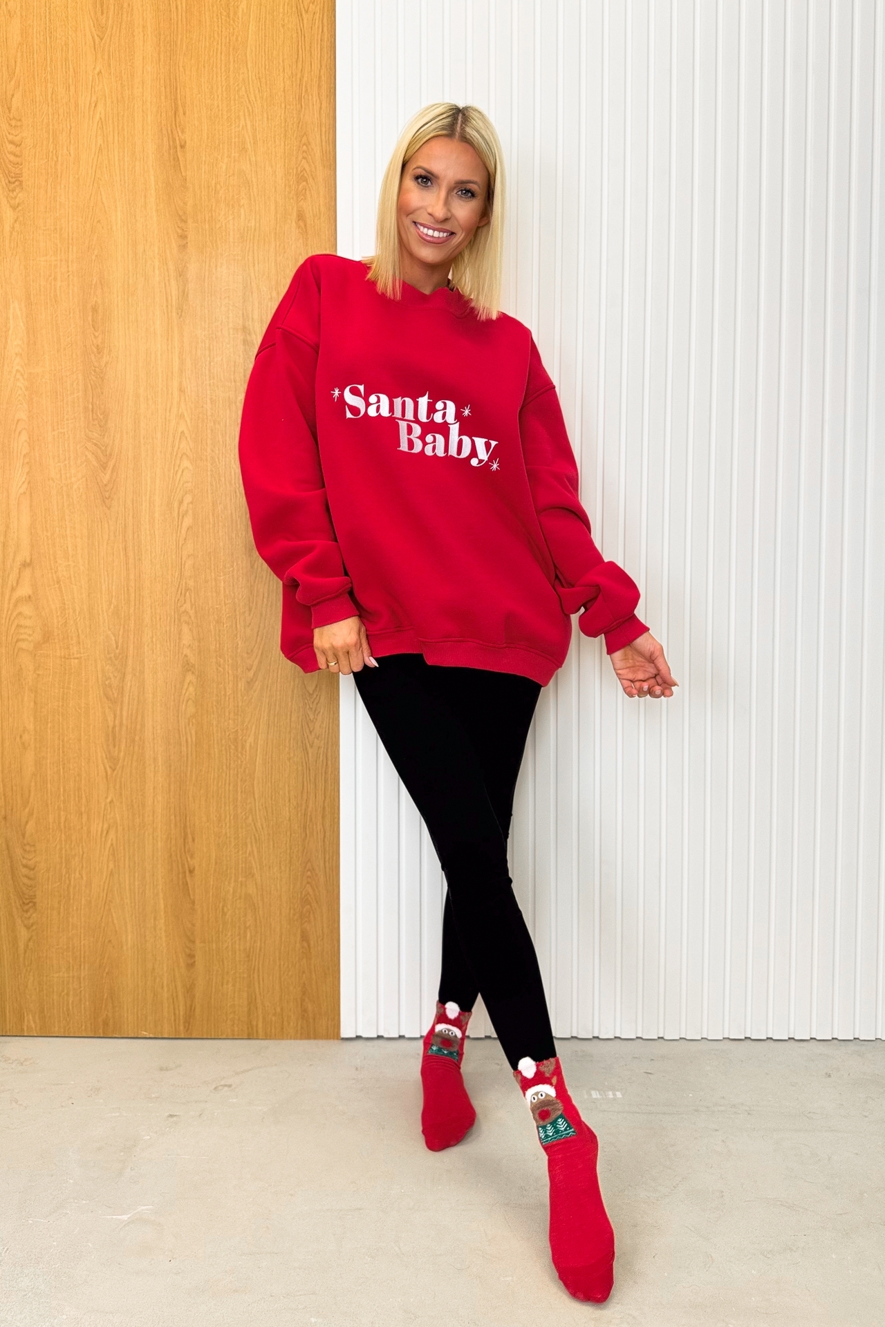 Bluza Basic Santa Baby