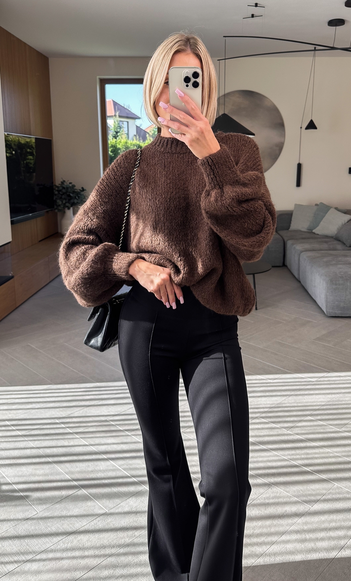 Sweter Brązowy Lou 1