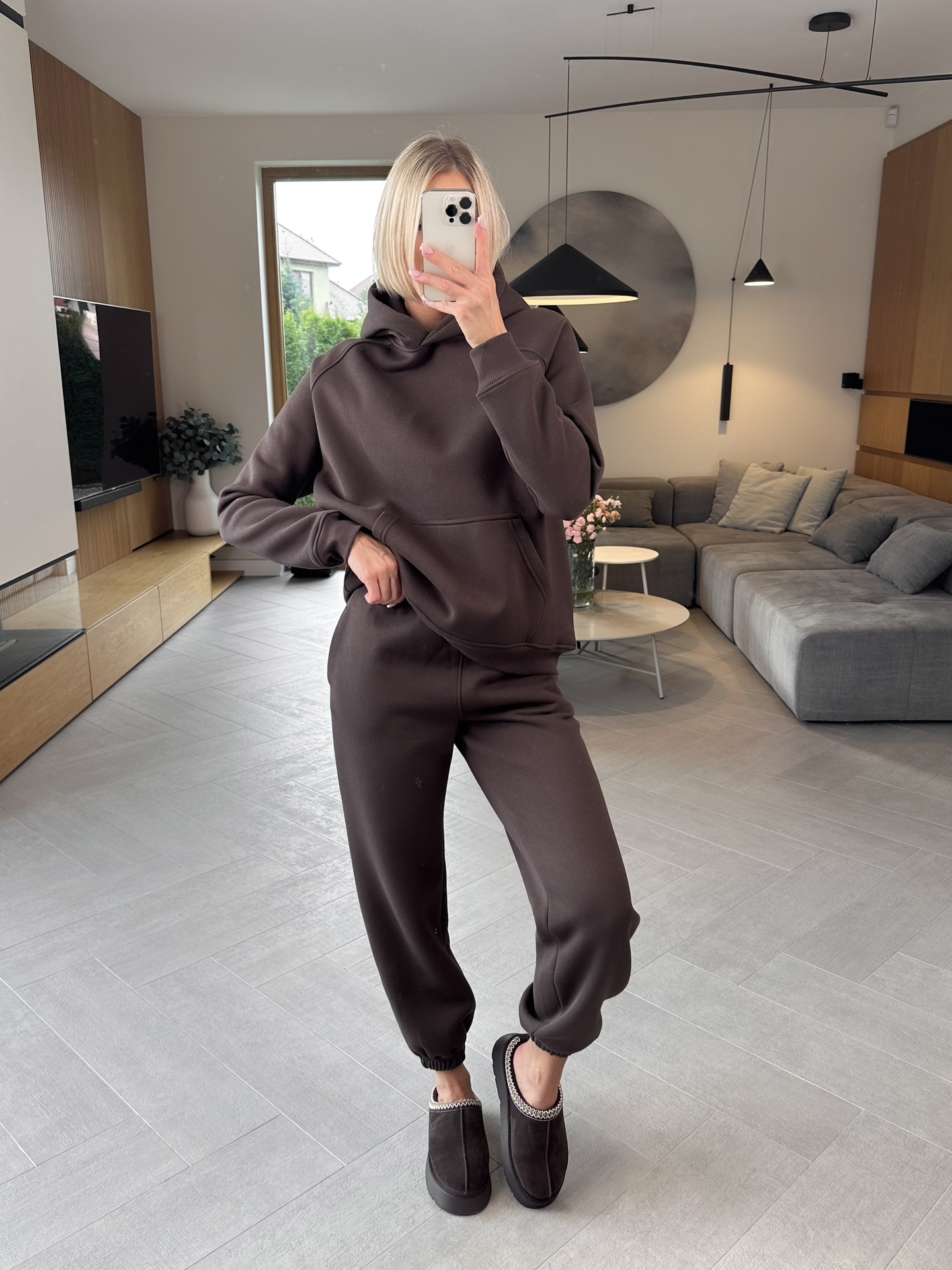 Komplet Ocieplany Brązowy Snugly 1