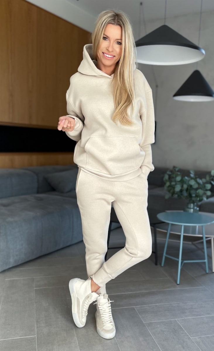 Komplet Hoodie Sand Beige