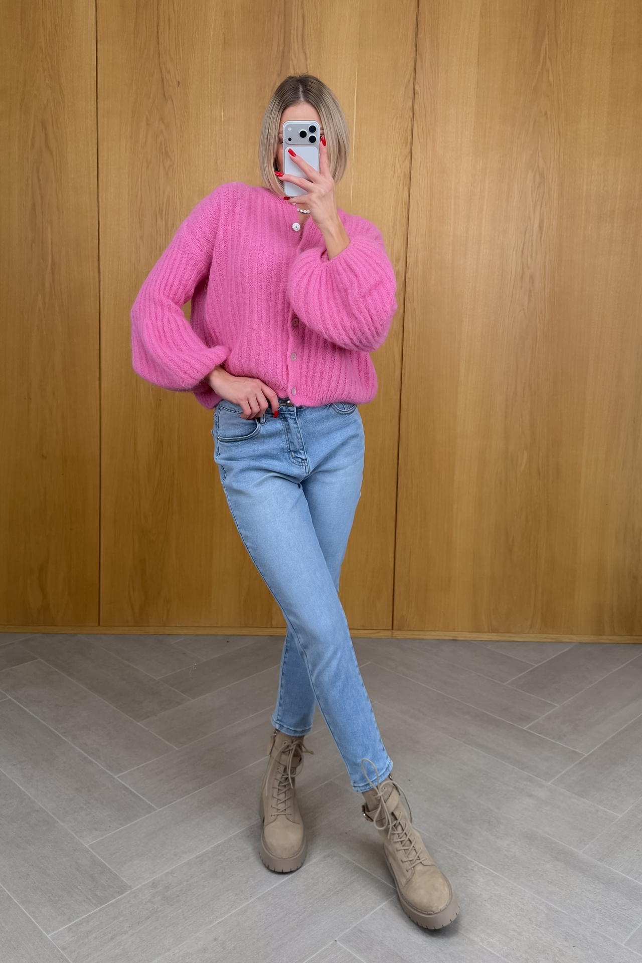 Sweter Różowy Jolly 3