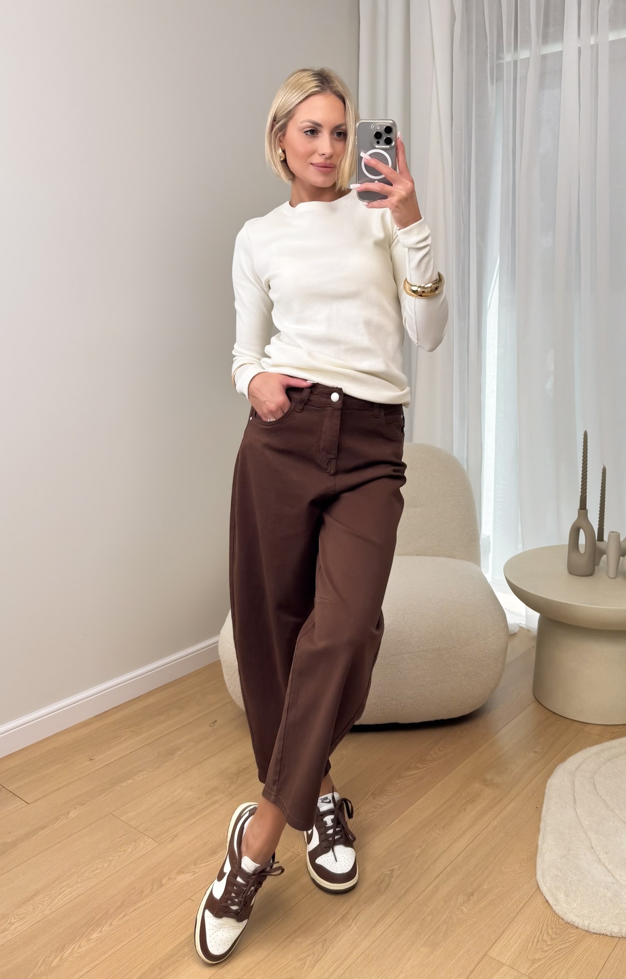 Spodnie Czekoladowe Ballon Fit2