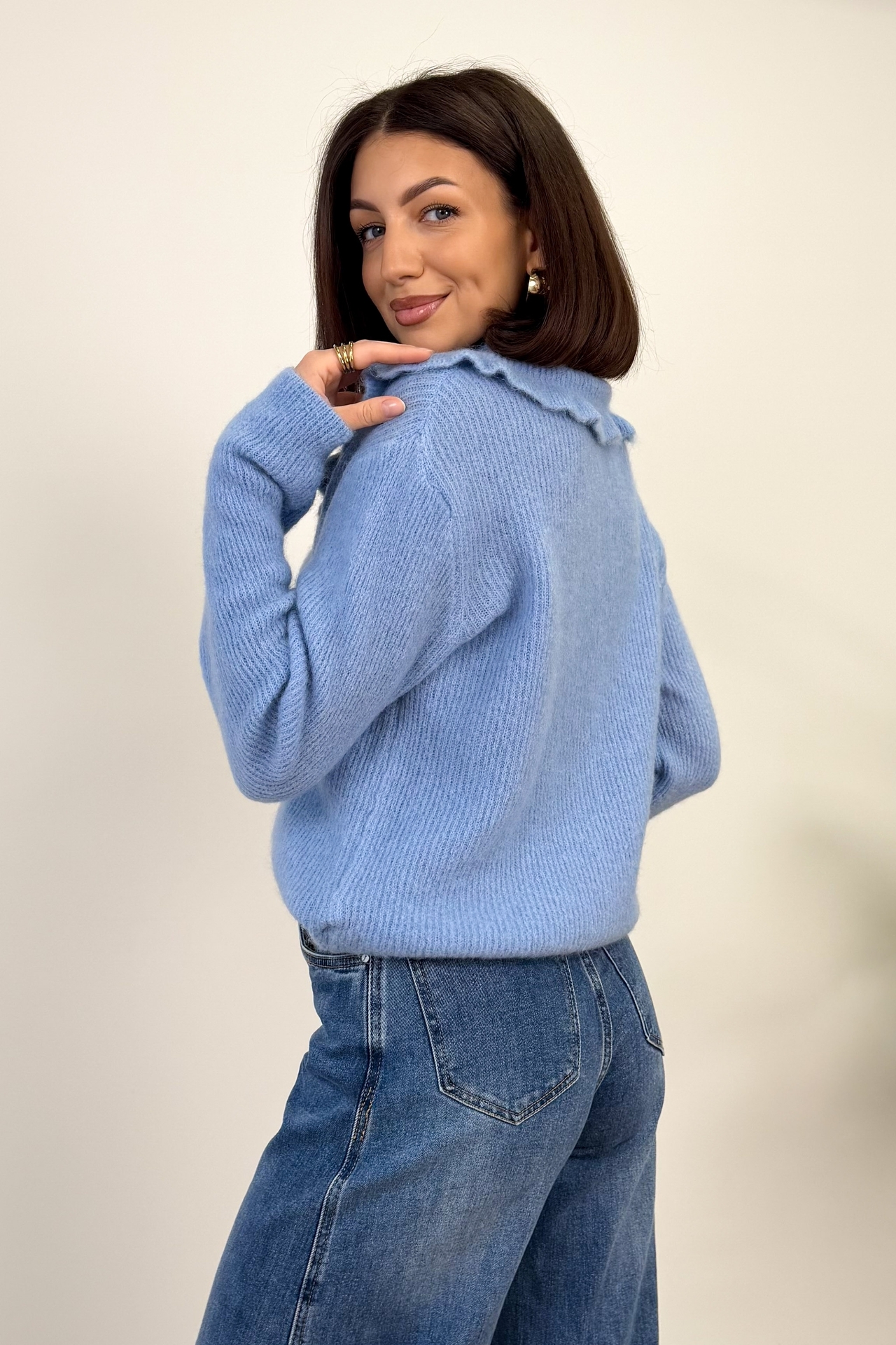 Sweter Niebieski Bianco 3