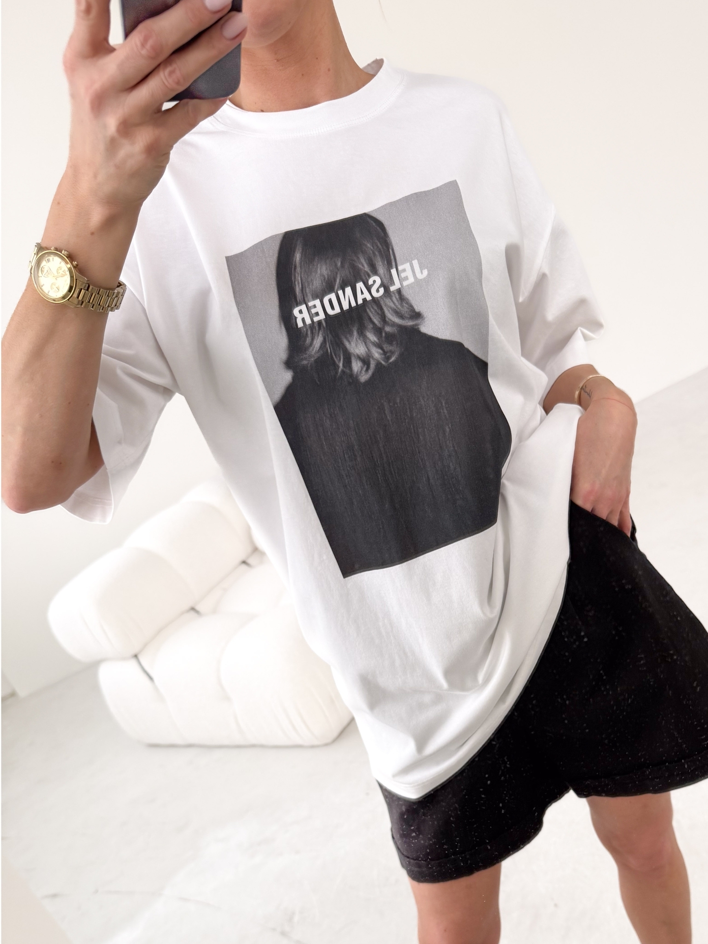 T-shirt Biały Sander 1