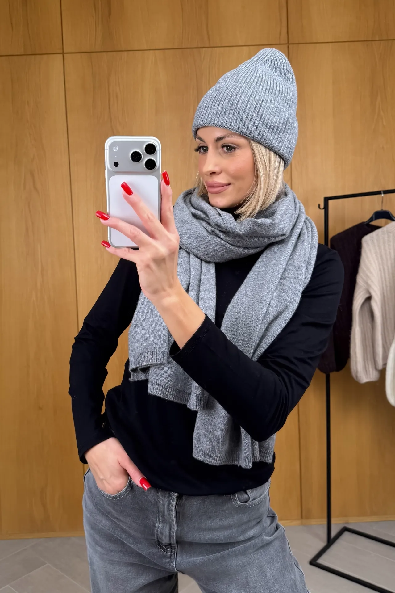 Komplet Ciemnoszary Frost 2