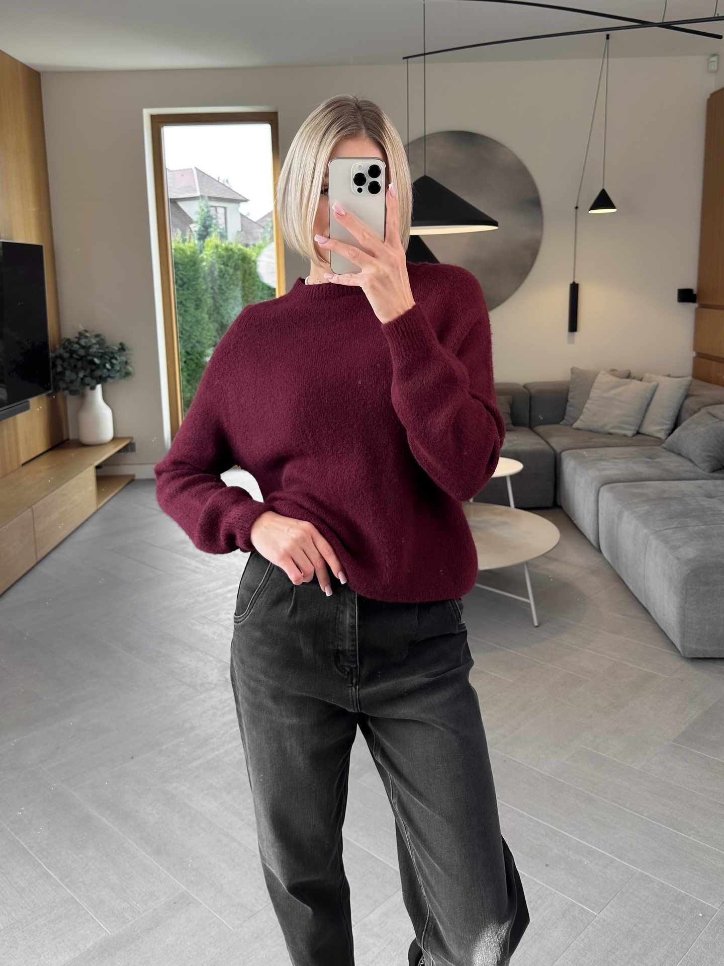 Spodnie Grafitowe Baggy 4