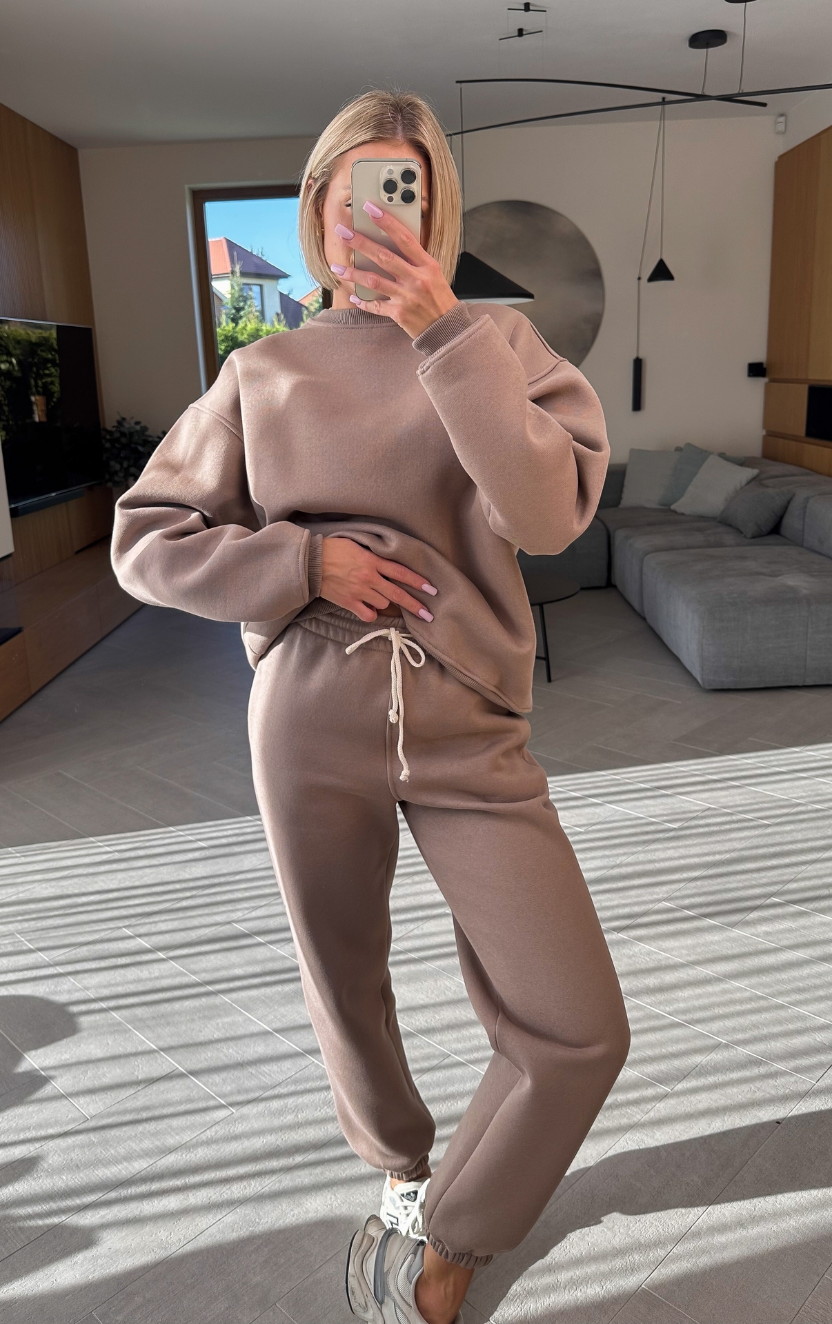 Komplet Taupe Ocieplany Baggy 2