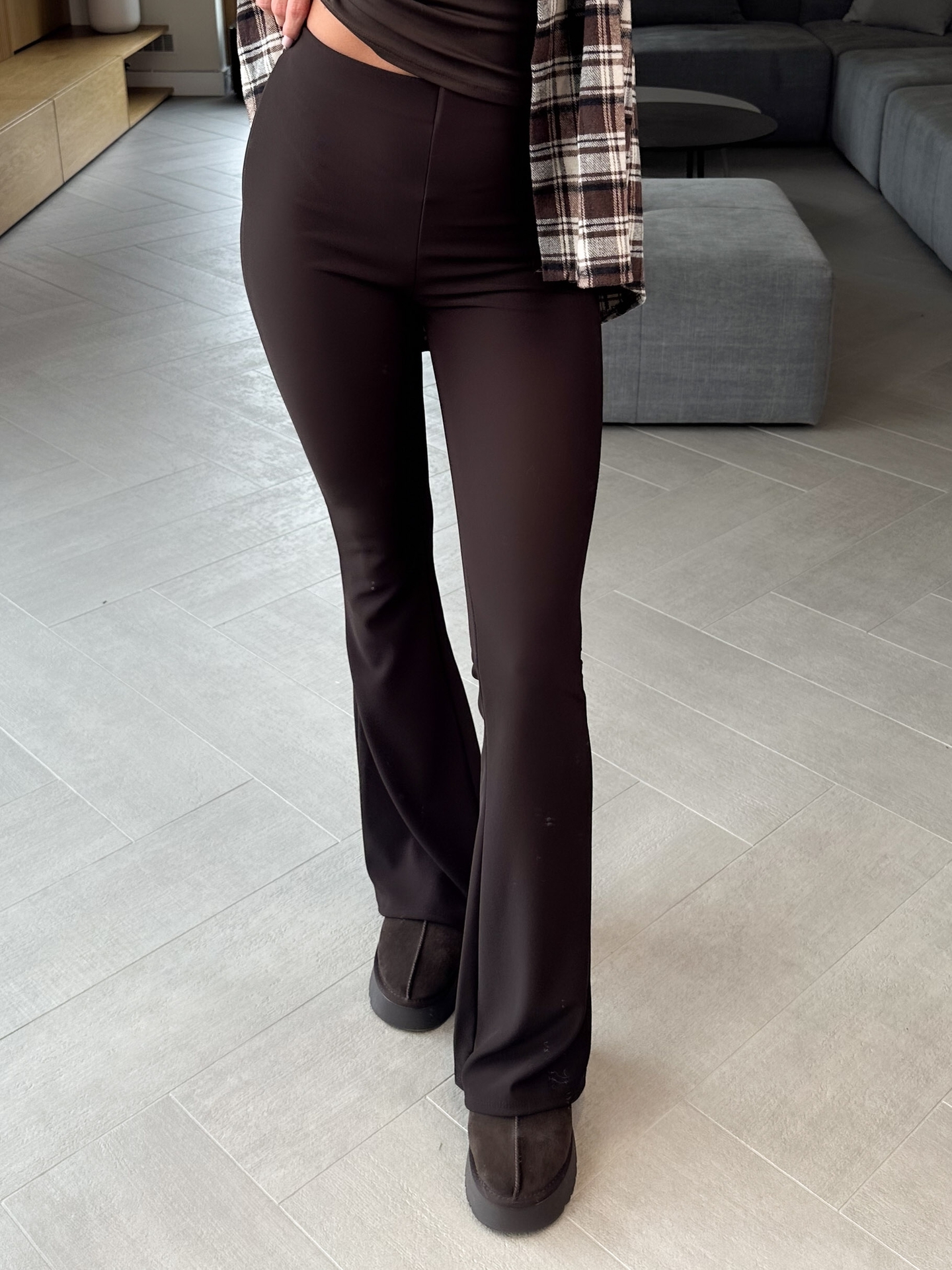 Legginsy Brązowe Racco 1
