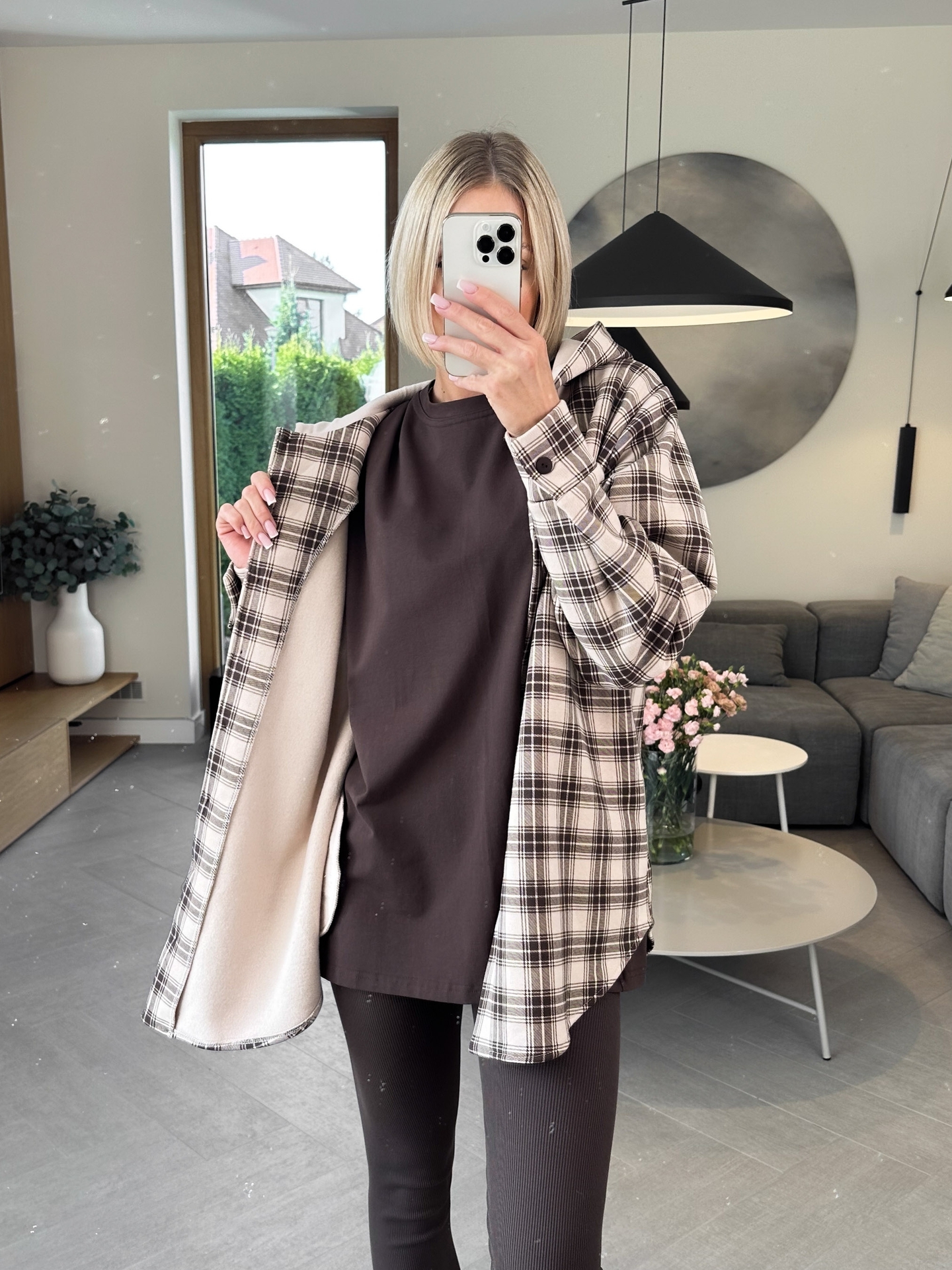 Bluza Beżowa z Kapturem Lina 2