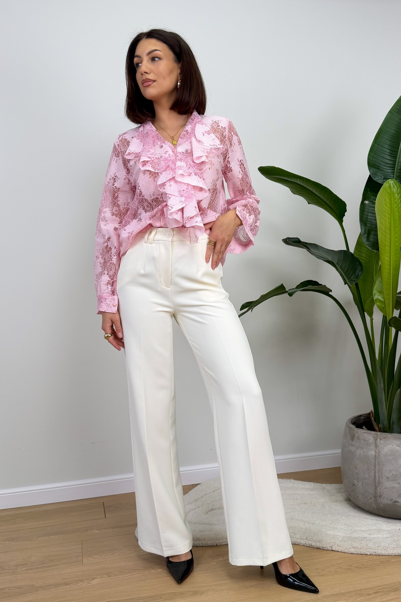 Koszula Różowa Linea 2