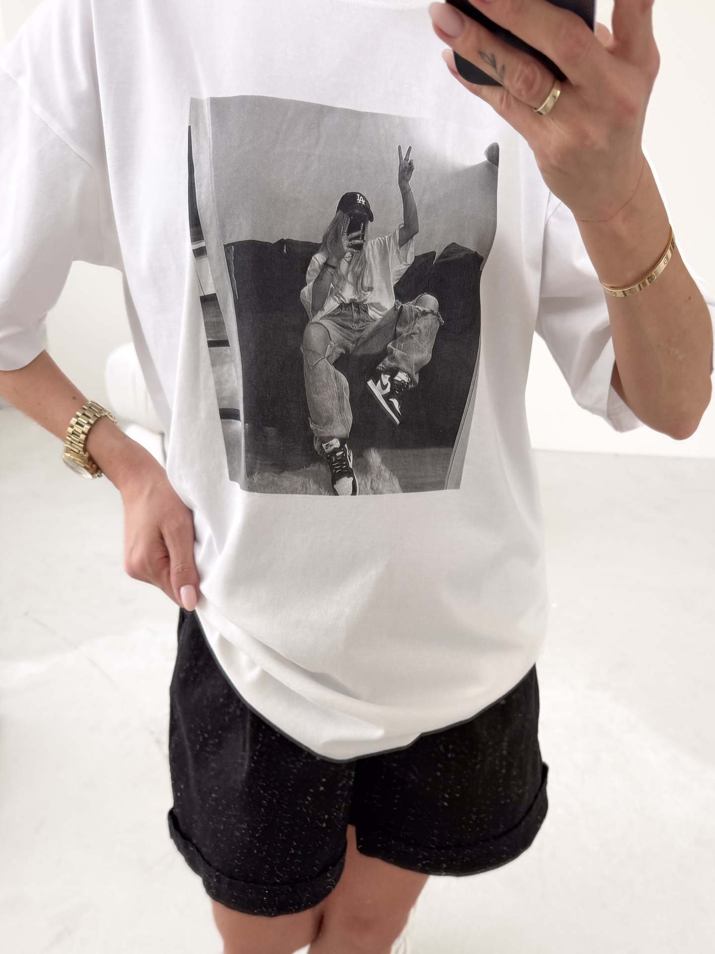 T-shirt Biały Girl 3