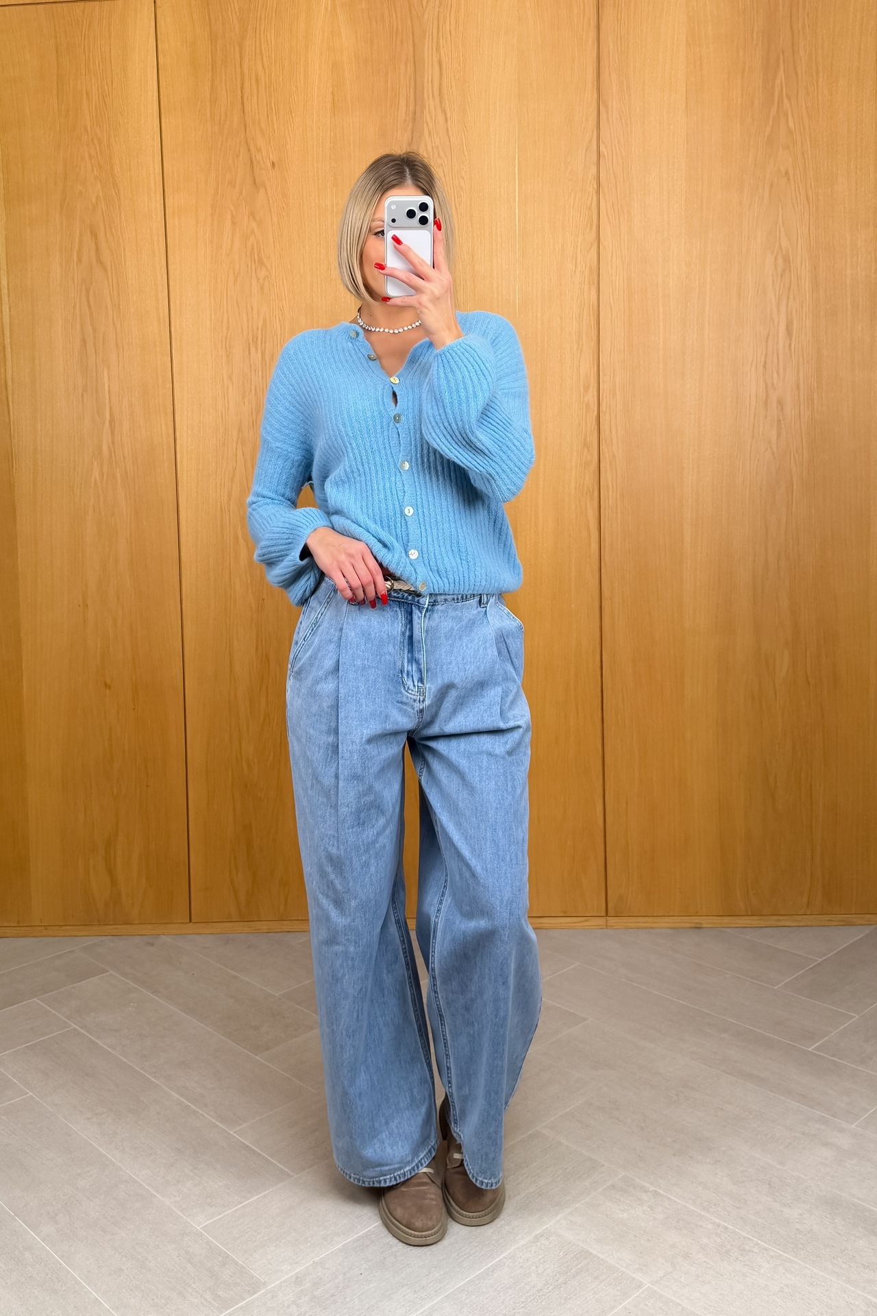 Spodnie Jeansowe Niebieskie Lan 4