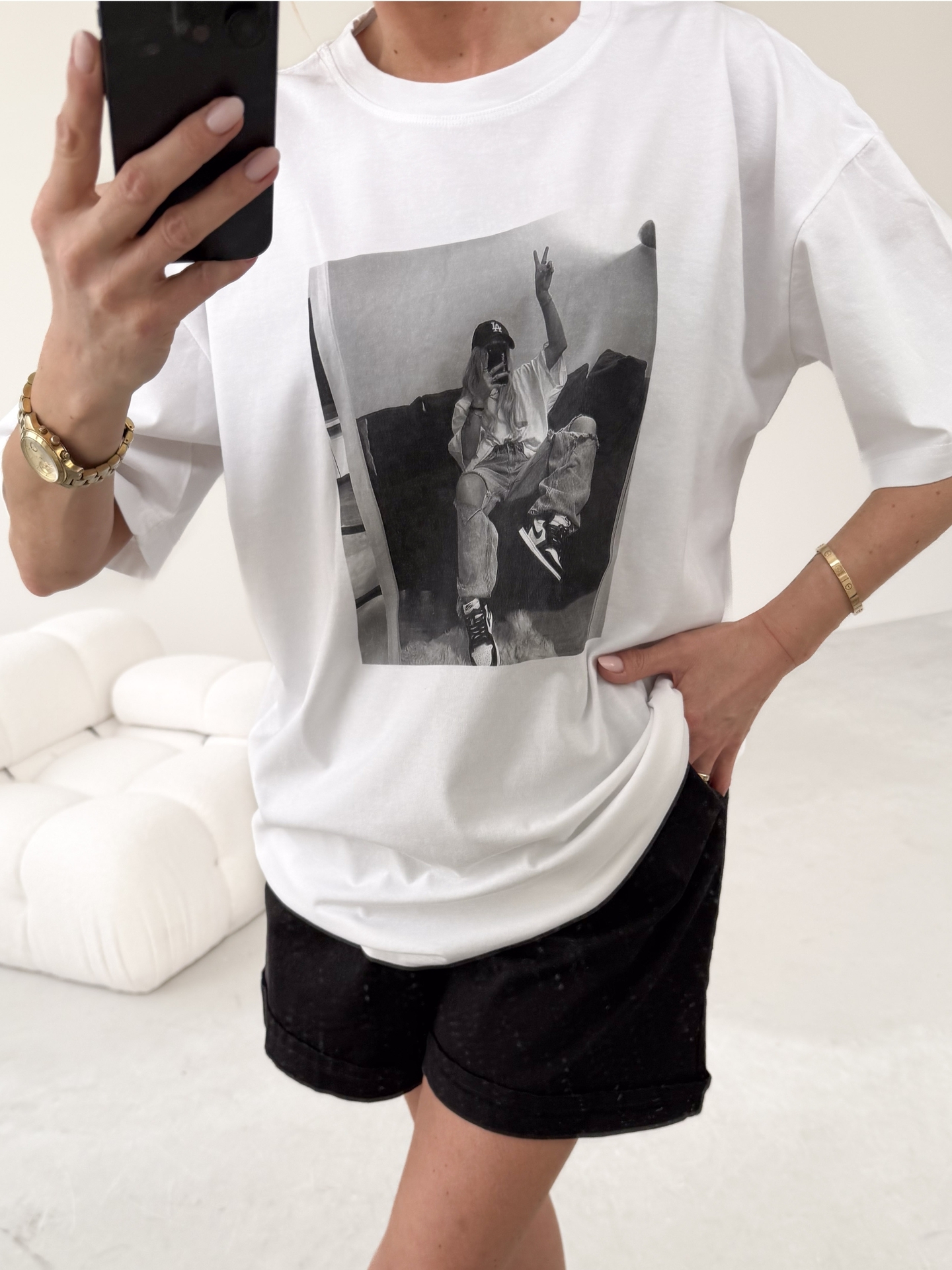 T-shirt Biały Girl 1