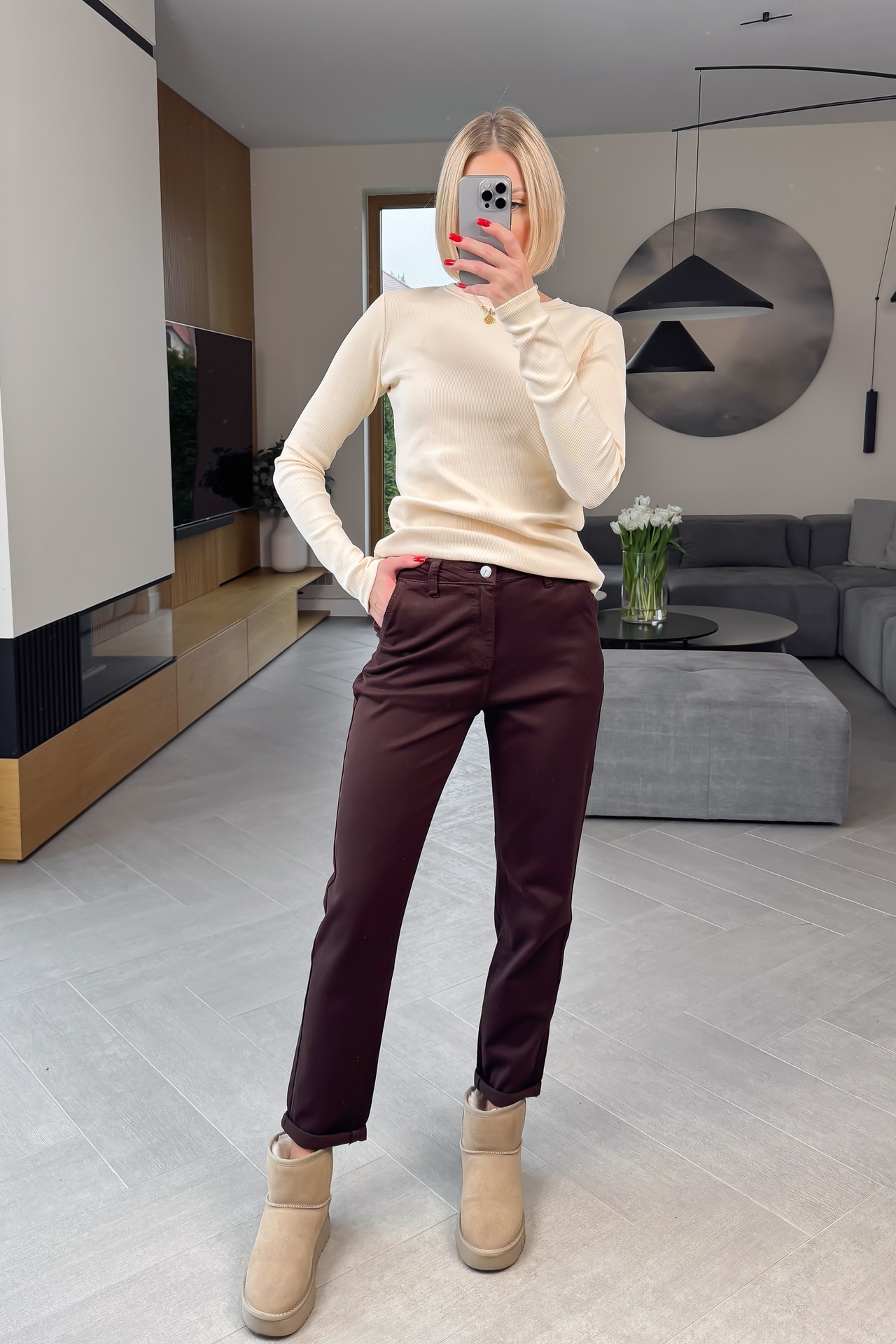 Spodnie Brązowe Dave 2