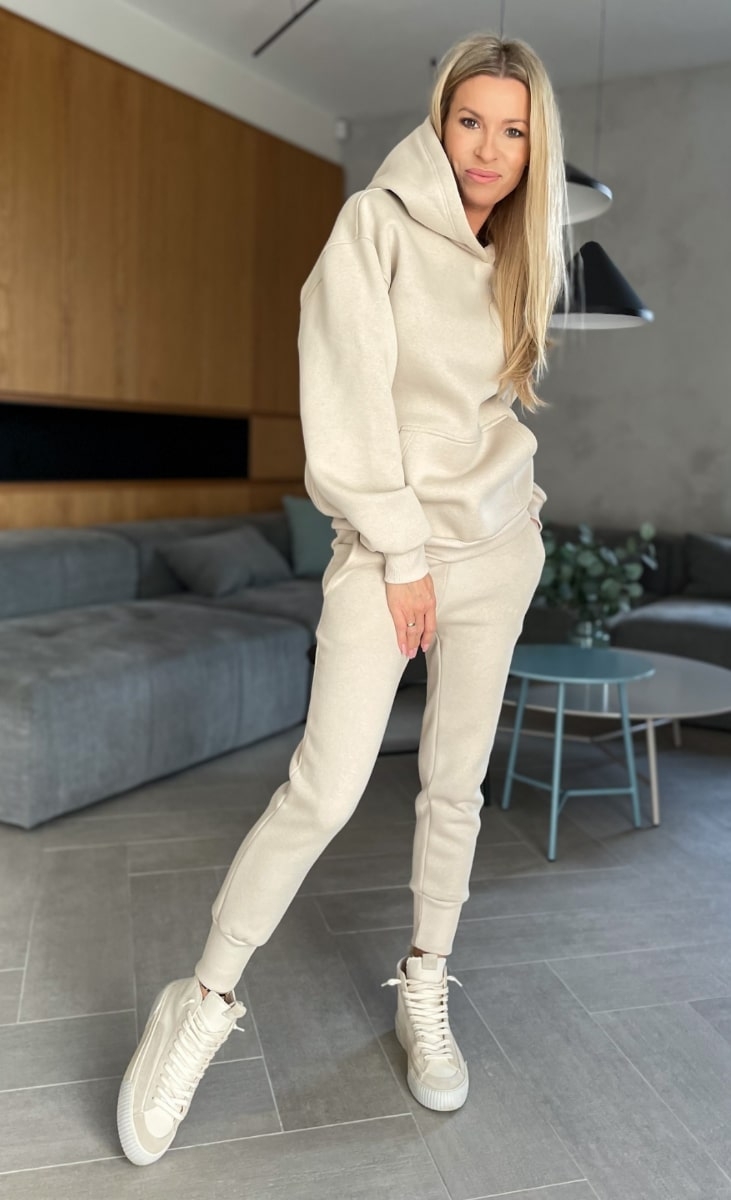 Komplet Hoodie Sand Beige