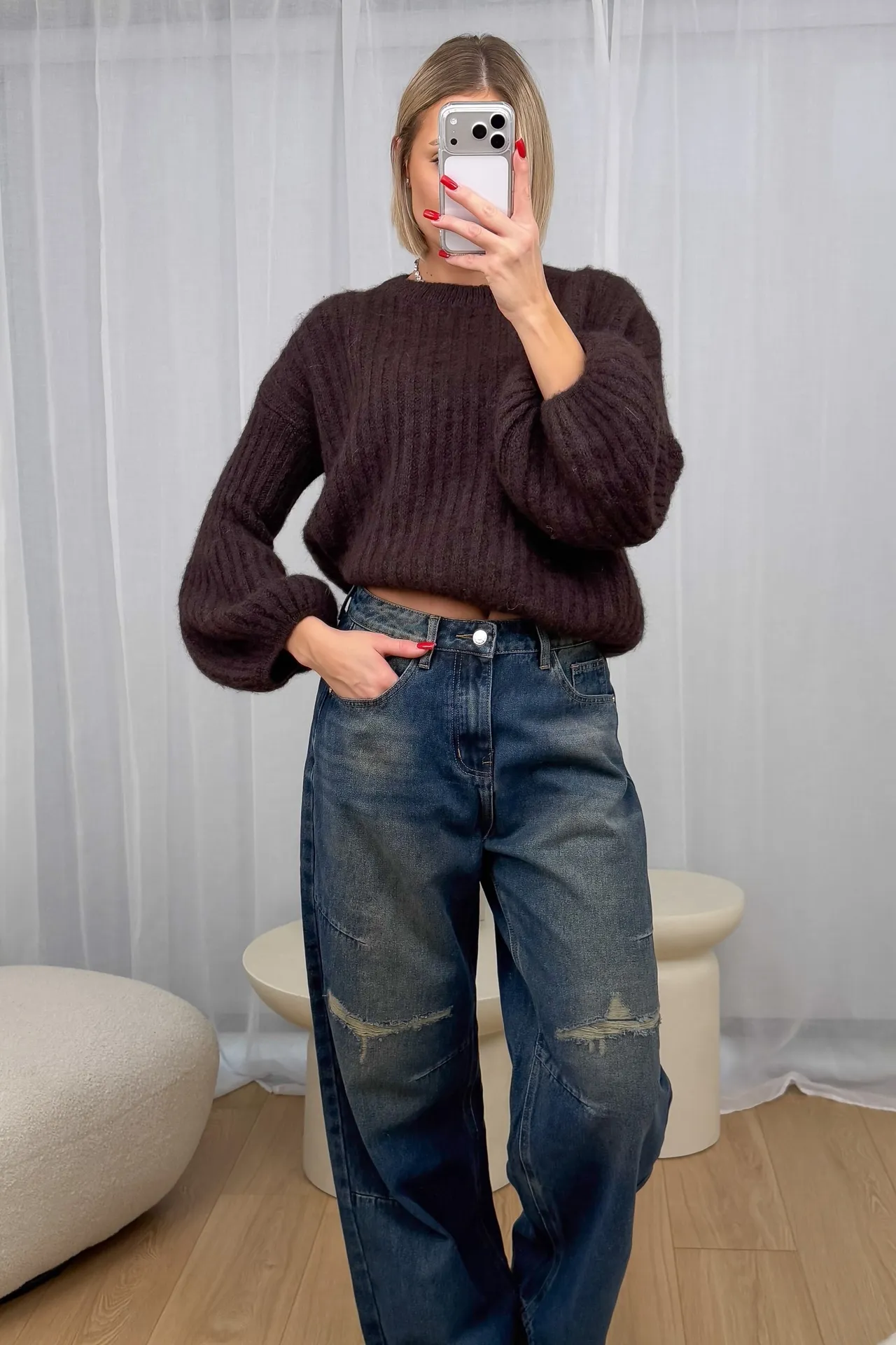 Sweter Brązowy Enni 3