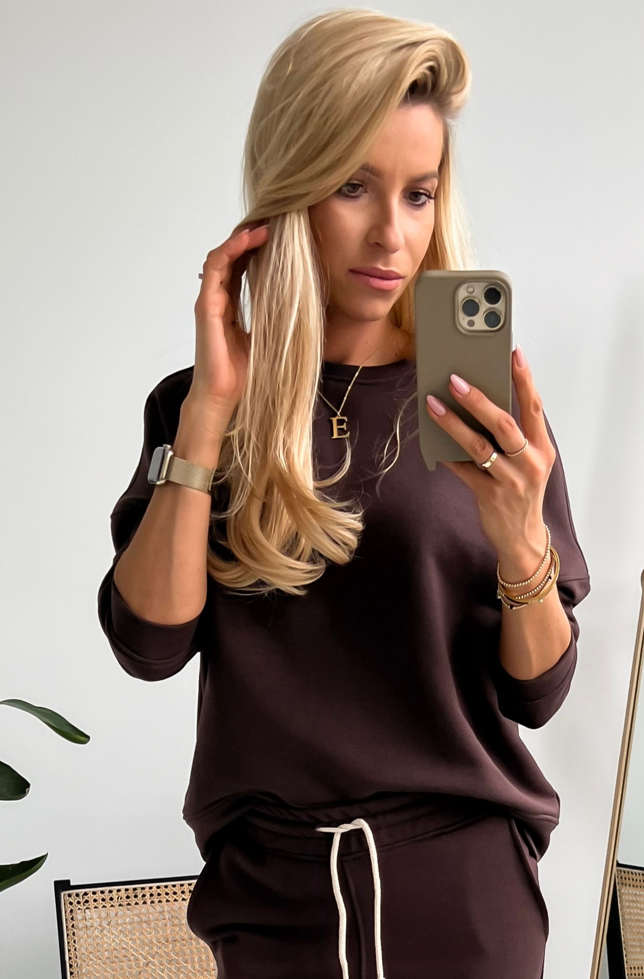 Bluza Nieocieplana Muti Brązowa 4