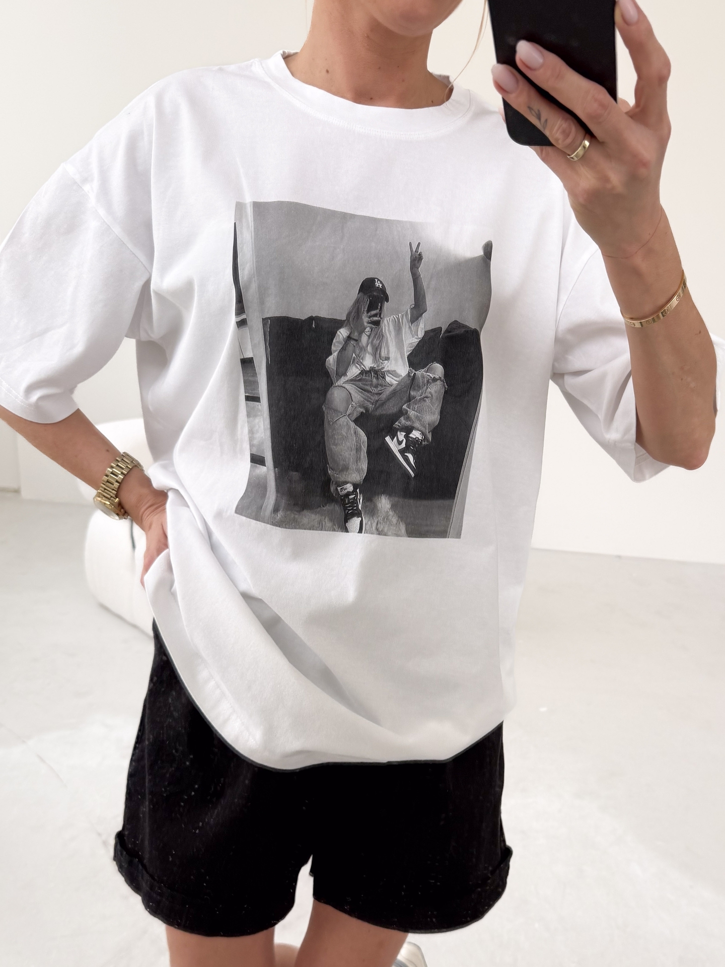 T-shirt Biały Girl 4