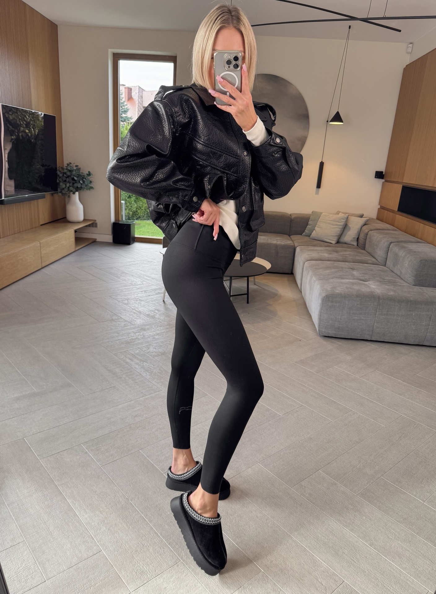 Legginsy Czarne Comfort 2