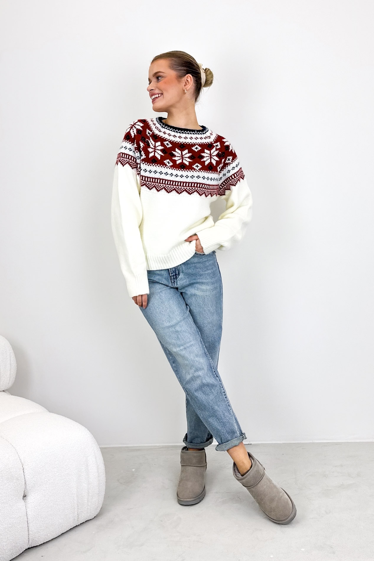 Sweter Kremowy Mount